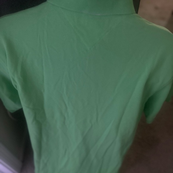 Men’s used size.XL Tommy Hilfiger lime green polo shirt - Picture 4 of 4